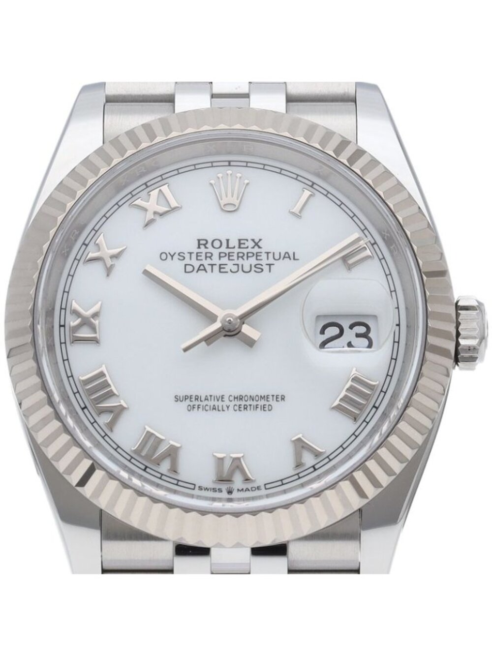 Rolex Datejust 36 Watch Jubilee 18K White Gold & Stainless Steel
